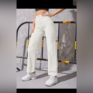 White SHEIN jeans